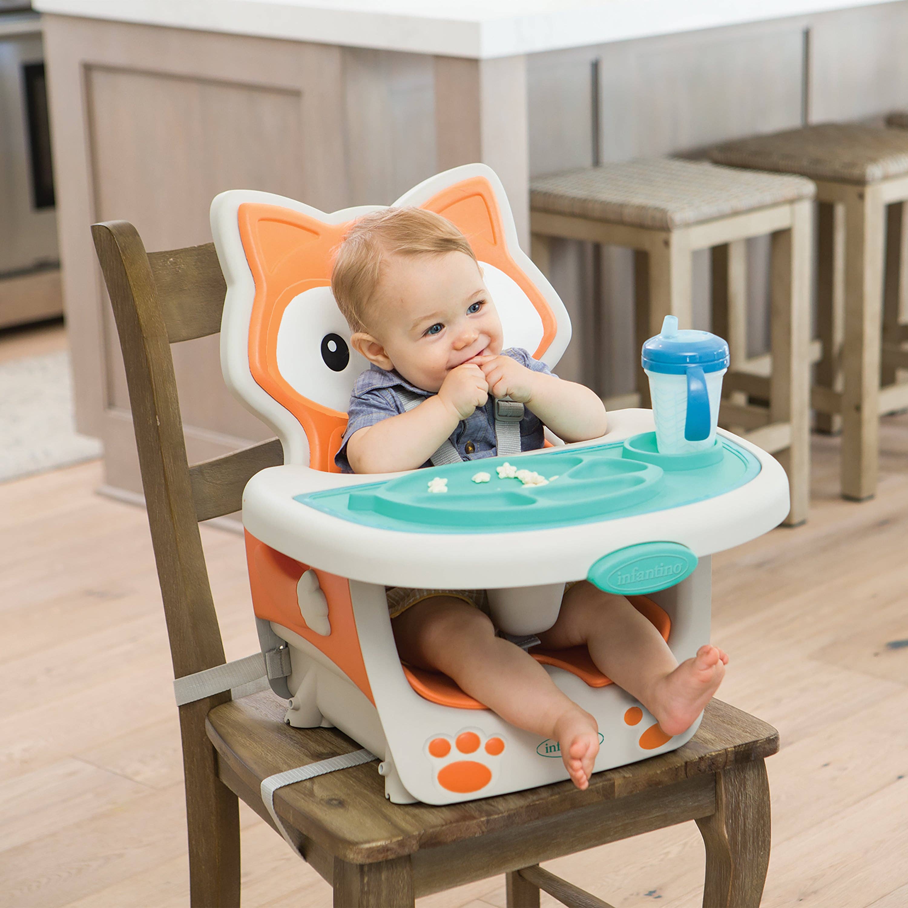 Infantino - Wholesale Highchair - Baby - Grow-With-Me 4-in-1 Convertible High Chair - Fox10