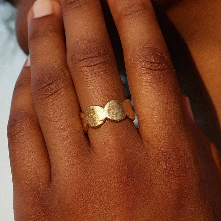 Agapée Jewelry - Wholesale Band/Stacked Ring - Hector Ring | Jewelry Gold Gift Waterproof
