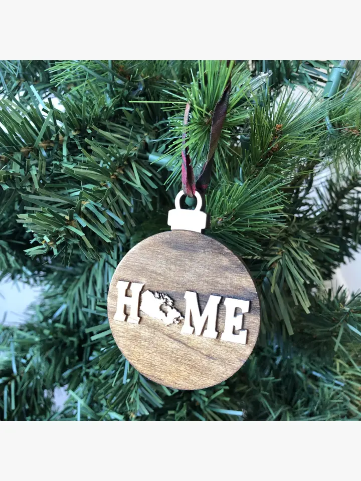 My HOME Apparel - Wholesale Ornament - Wooden "HOME" Ornaments (Various Provinces)0