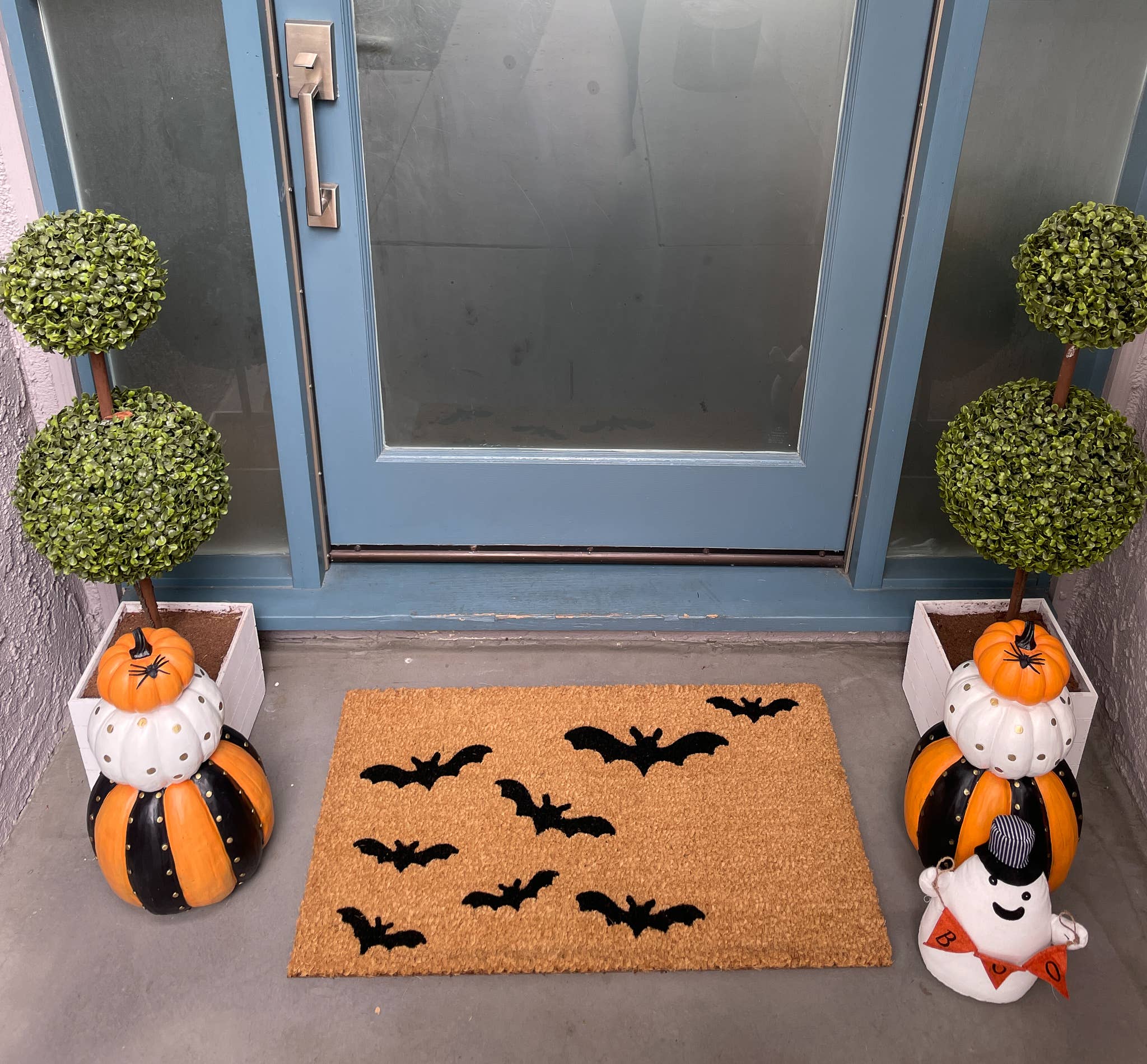 Nickel Designs Doormats - Wholesale Door Mat - Bat Pattern Halloween Doormat1