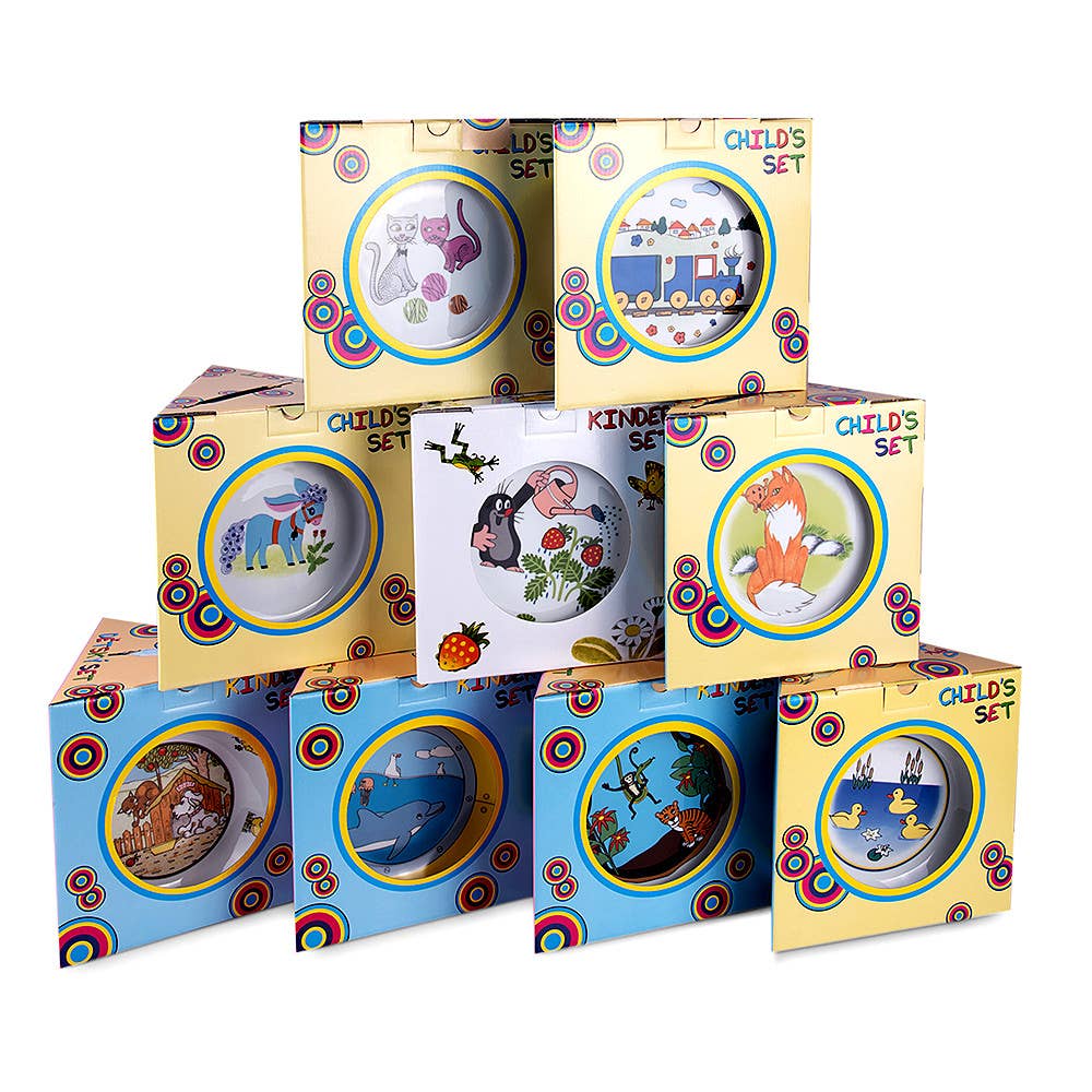 STP - Vente Service à vaisselle – enfant et bébé - Ensemble de 3 couverts en porcelaine Ladybugs pour enfants3