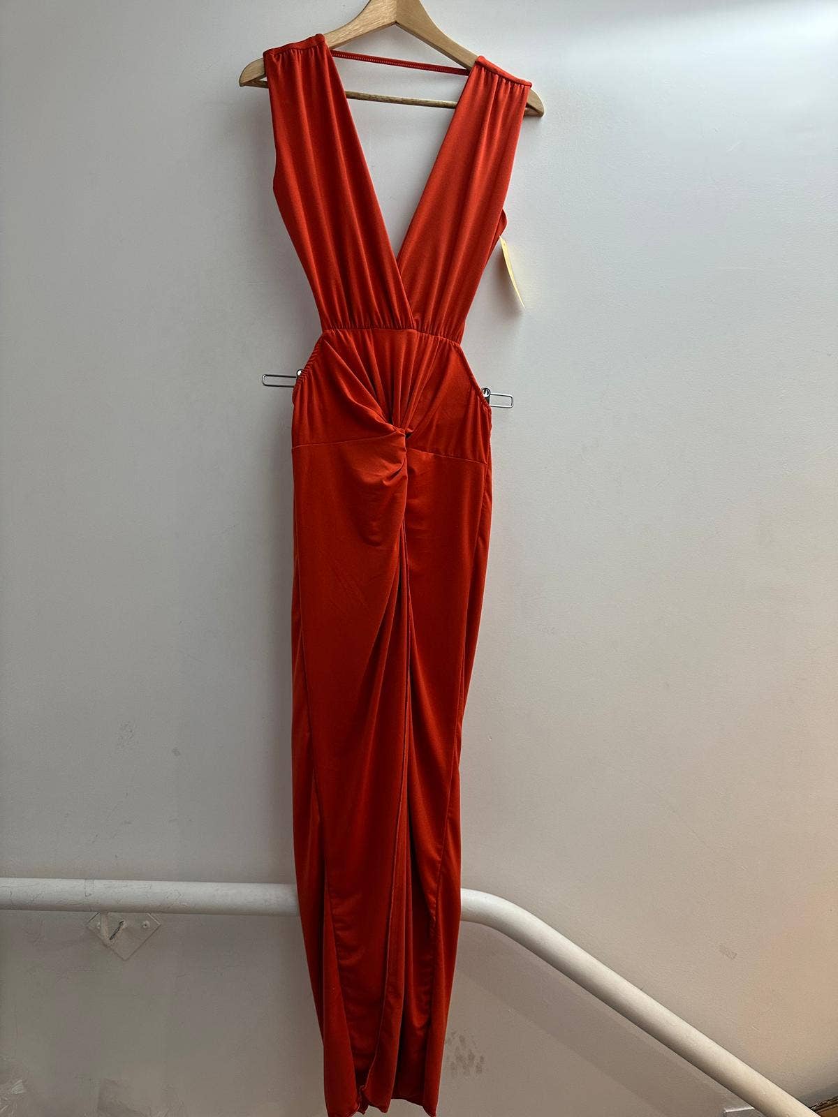 LORIANE – wholesale Dress – Women's – 5997 Plain long dress with open back one size4