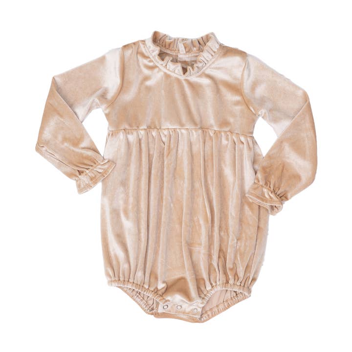 Bulle en velours Hannah Champagne pour la vente par The Oaks Apparel Company