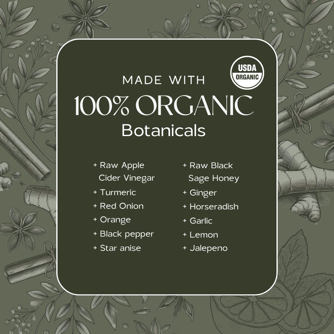 Wild Woman Herbal Apothecary - Venta al por mayor Sirope - Sidra de Fuego | Inmunidad, Digestión, Circulación | Resfriado y Gripe2