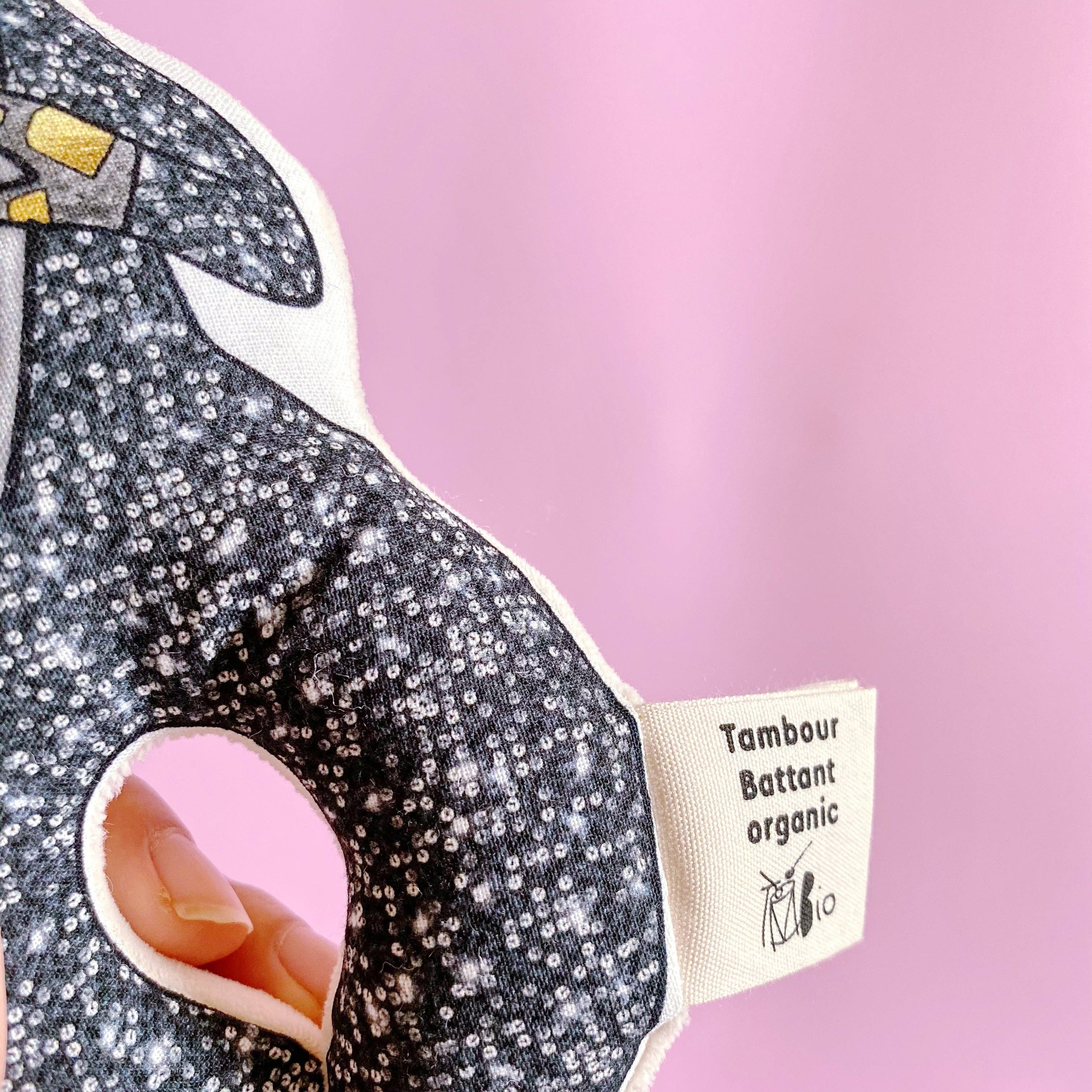 Tambour Battant – Großhandel Handrassel – Baby – Weiches Baby-Rassel Punk #16