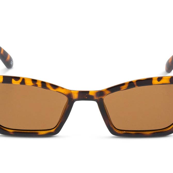 Occhiali da sole Xena Cat Eye - Tartarugati per la vendita all'ingrosso da parte di Retropeepers Ltd