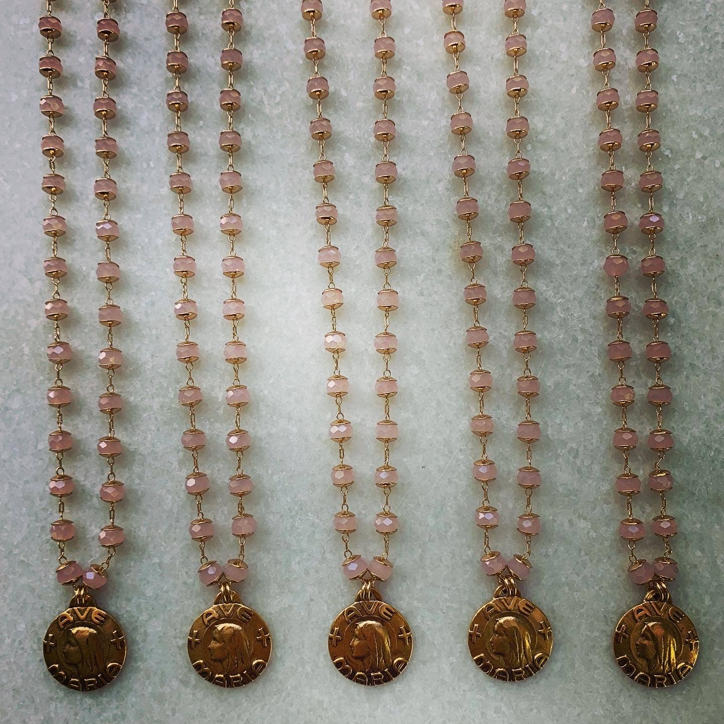 Chasing Cherubs - Wholesale Prayer Beads Necklace - Ave Maria3
