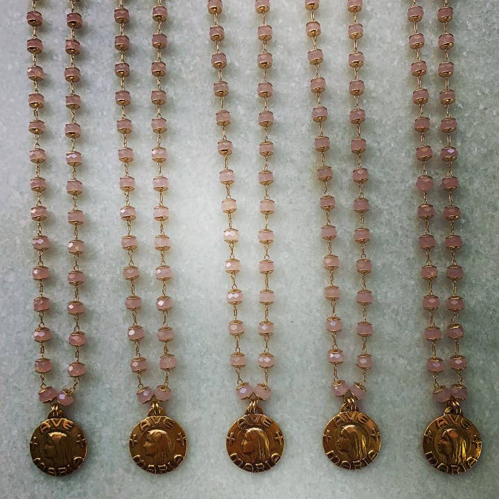Chasing Cherubs - Wholesale Prayer Beads Necklace - Ave Maria3