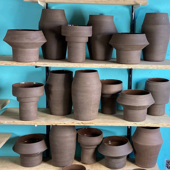 Greatceramics – Vaso por atacado – Vaso Banzai Naked |cerâmica | Pote vegetal |wabi sabi | Clay16