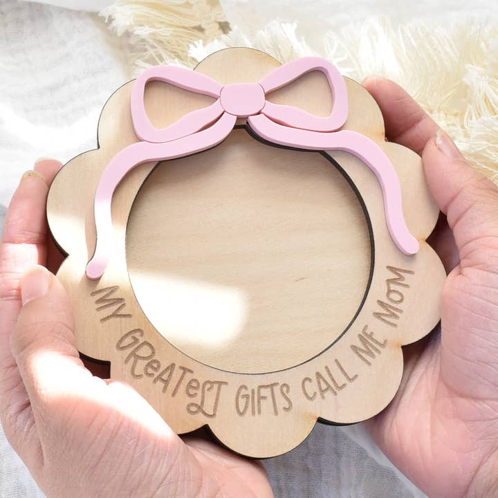 Love You Photo Magnet Gift Photo Frame Gift for Mom for wholesale by Etchedoccasionsshop