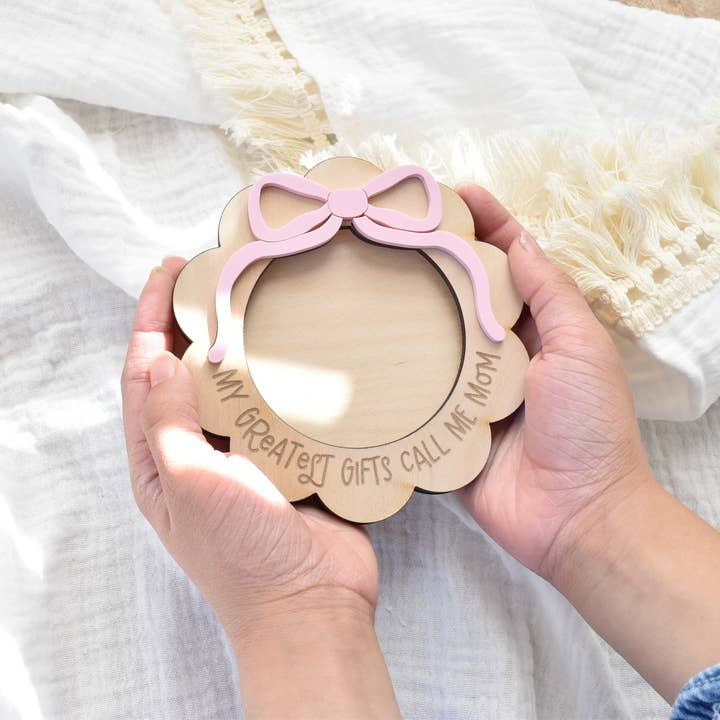 Love You Photo Magnet Gift Photo Frame Gift for Mom for wholesale by Etchedoccasionsshop