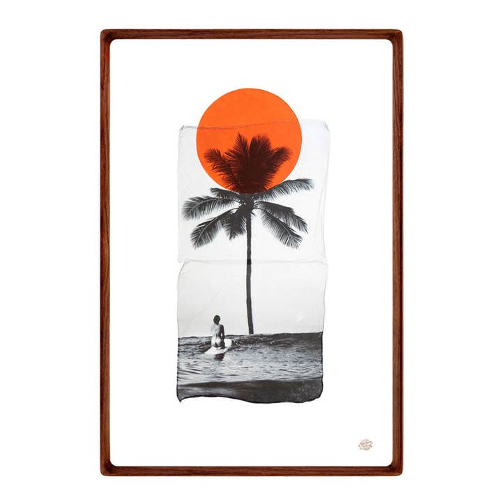 Emulsion Lift Print "Sun Season" for wholesale by Matthew Allen Art