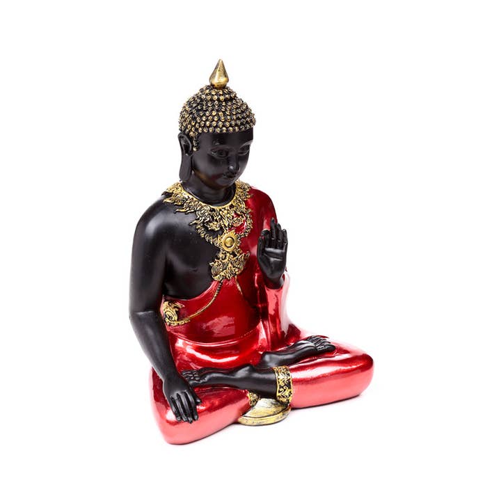 Rød, Sort & Guld Thai Buddha Meditation for engroshandel hos Puckator EU