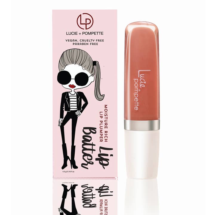 Lip Batter Plumping Gloss - Go Go (Honey Nude) for wholesale by Lucie + Pompette