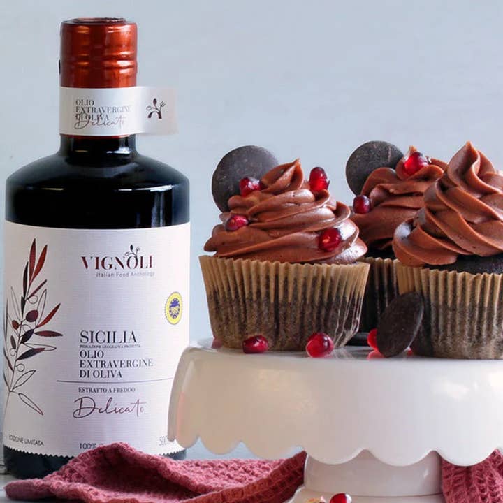 Vignoli Food - Wholesale Olive Oil - Extra Virgin Olive Oil IGP Sicilia - Delicate - 16.9 Fl Oz