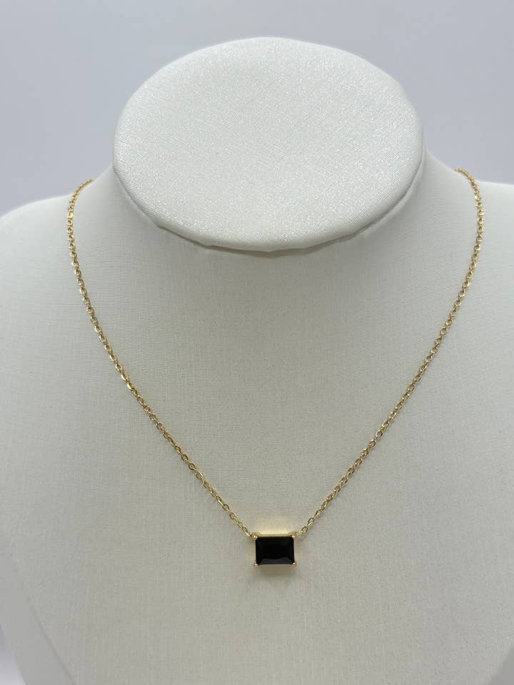 Black Stone Edelstahl Kette for wholesale by YOLA