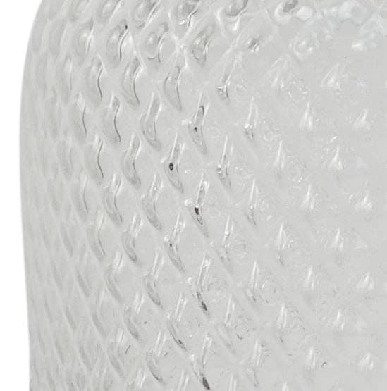 Leaf Design UK LTD – wholesale Vase – Glass Vase Clear Glass Diamond Vase 29cm4