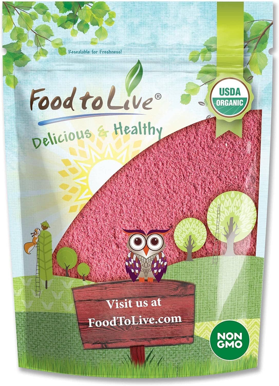 Food To Live – wholesale Protein/superfood powder – Organic Cranberry Powder – Non-GMO, Unsulfured, Raw, Vegan0