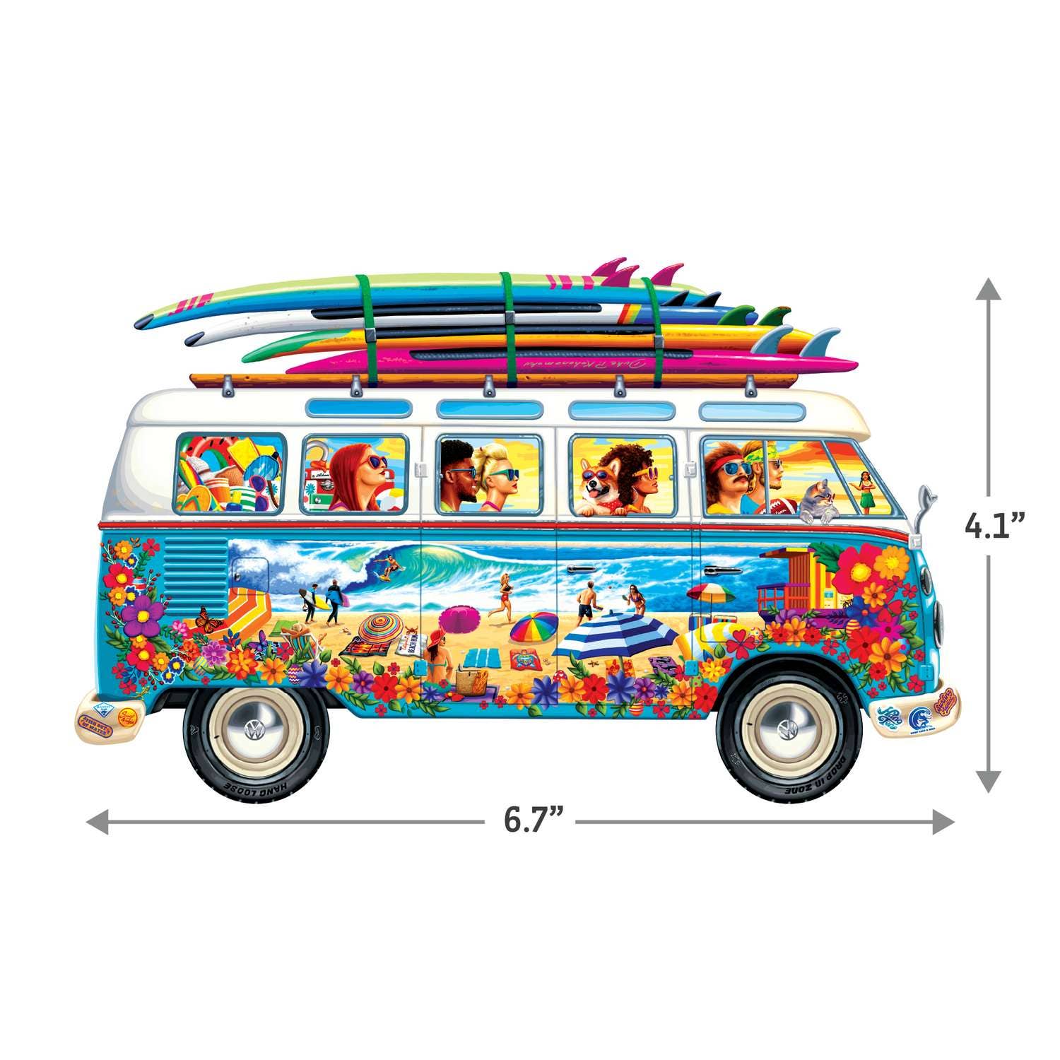 Boardwalk Puzzle Company - Vente Puzzle – adulte - Goin' Surfin' - Fun Size3