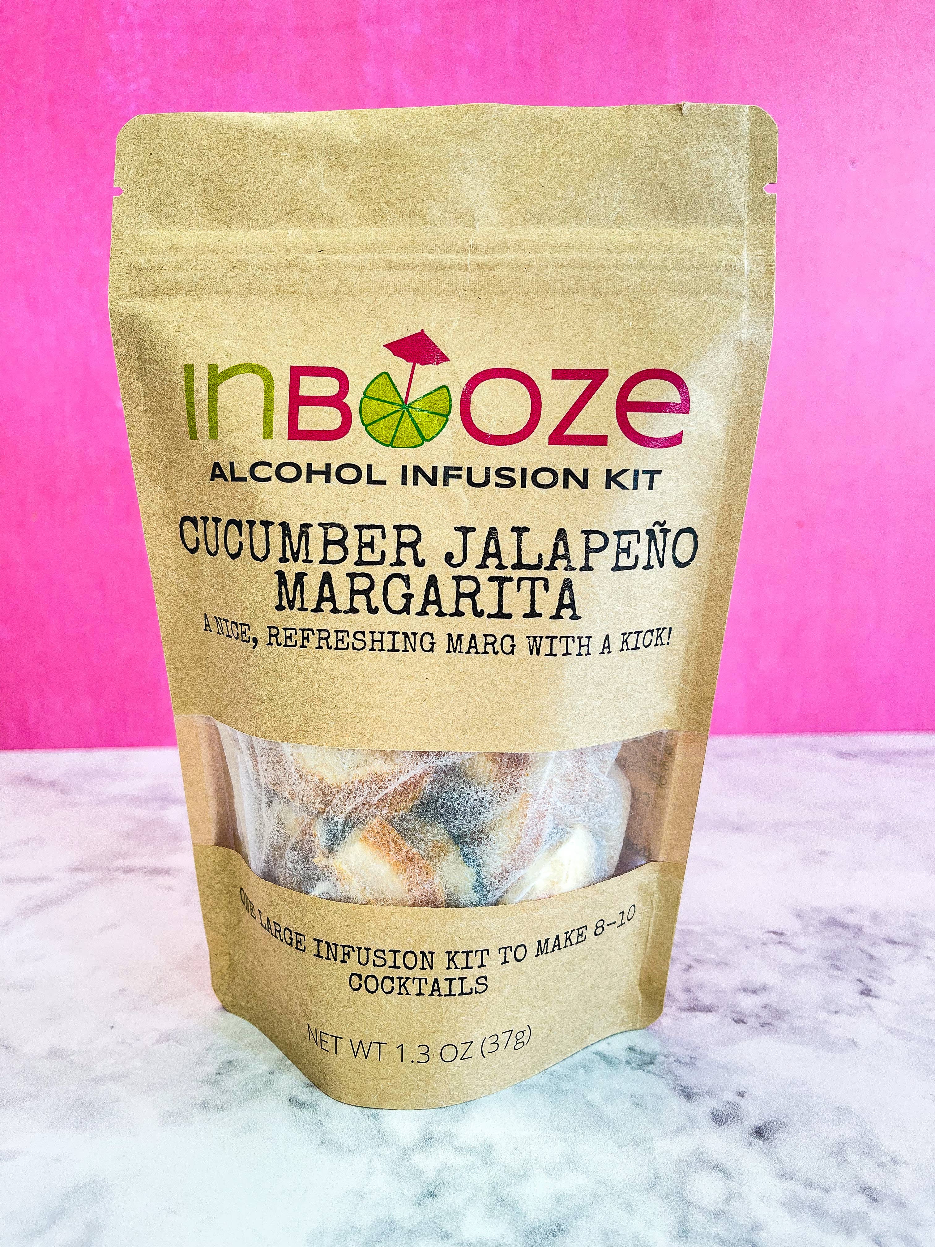 InBooze - Wholesale DIY Drink Kit - Cucumber Jalapeño Margarita Alcohol Infusion Cocktail Kit1
