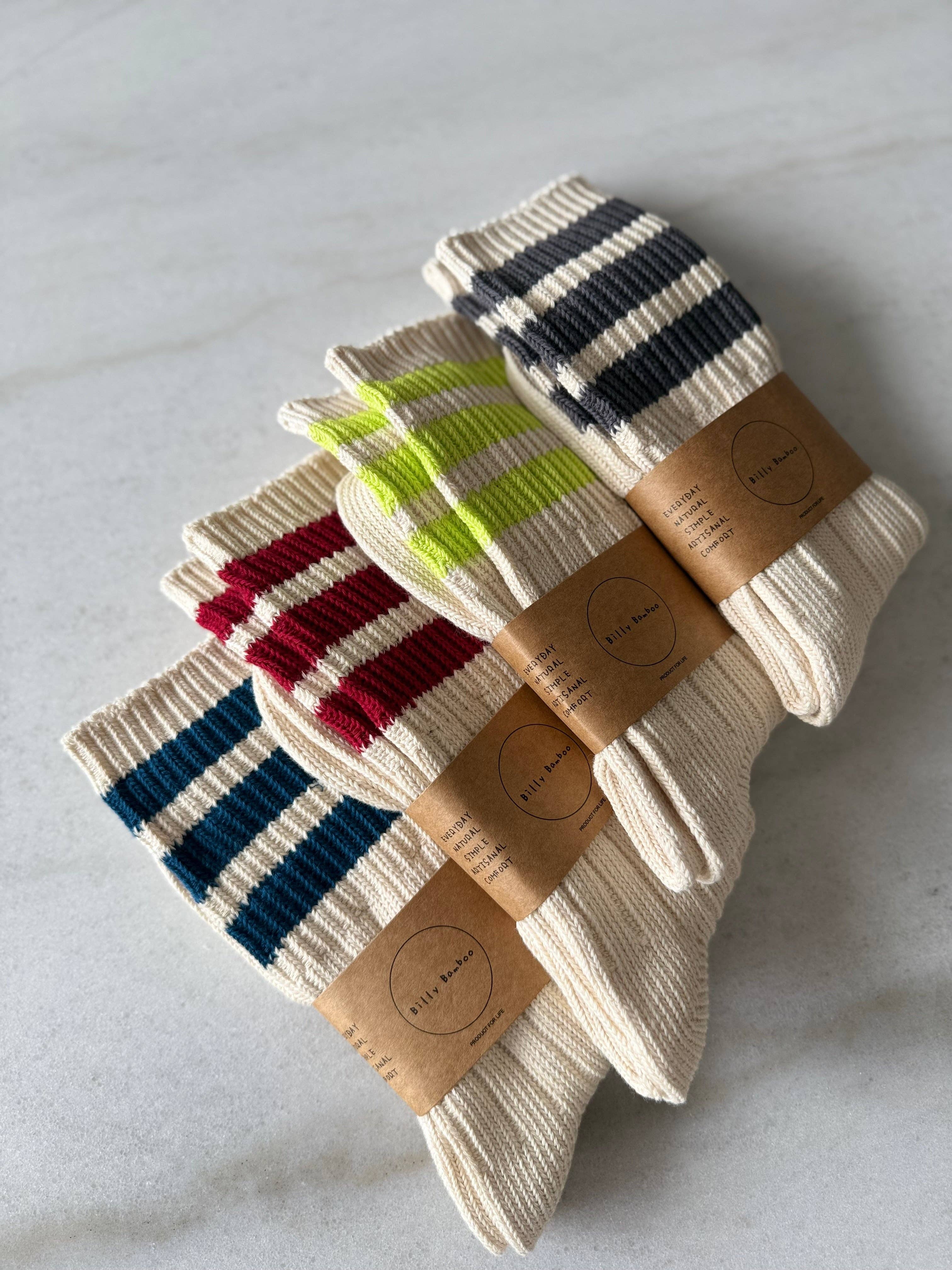 Billy Bamboo - Wholesale Socks - Men's - MEN’S COLLEGE STRIPE SOCKS4