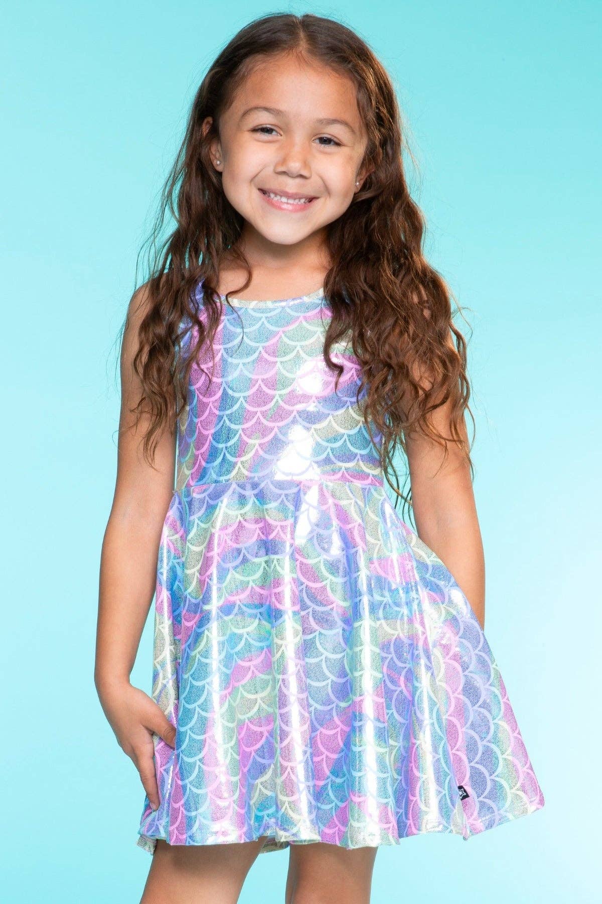PixieLane - Wholesale Dress - Kids - Glitter Tank Super Twirl Dress14