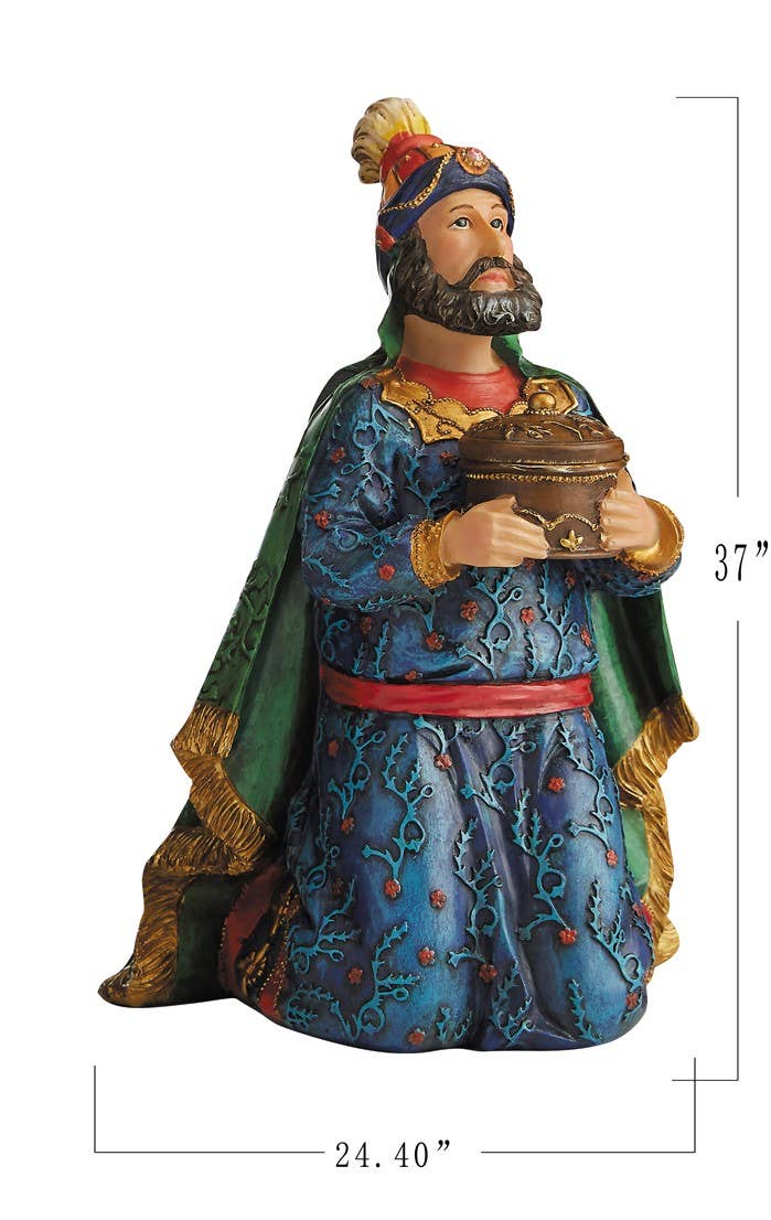 Three Kings Gifts - Wholesale Christmas Decoration - Four Piece Kings And Camel Outdoor Real Life Nativity2