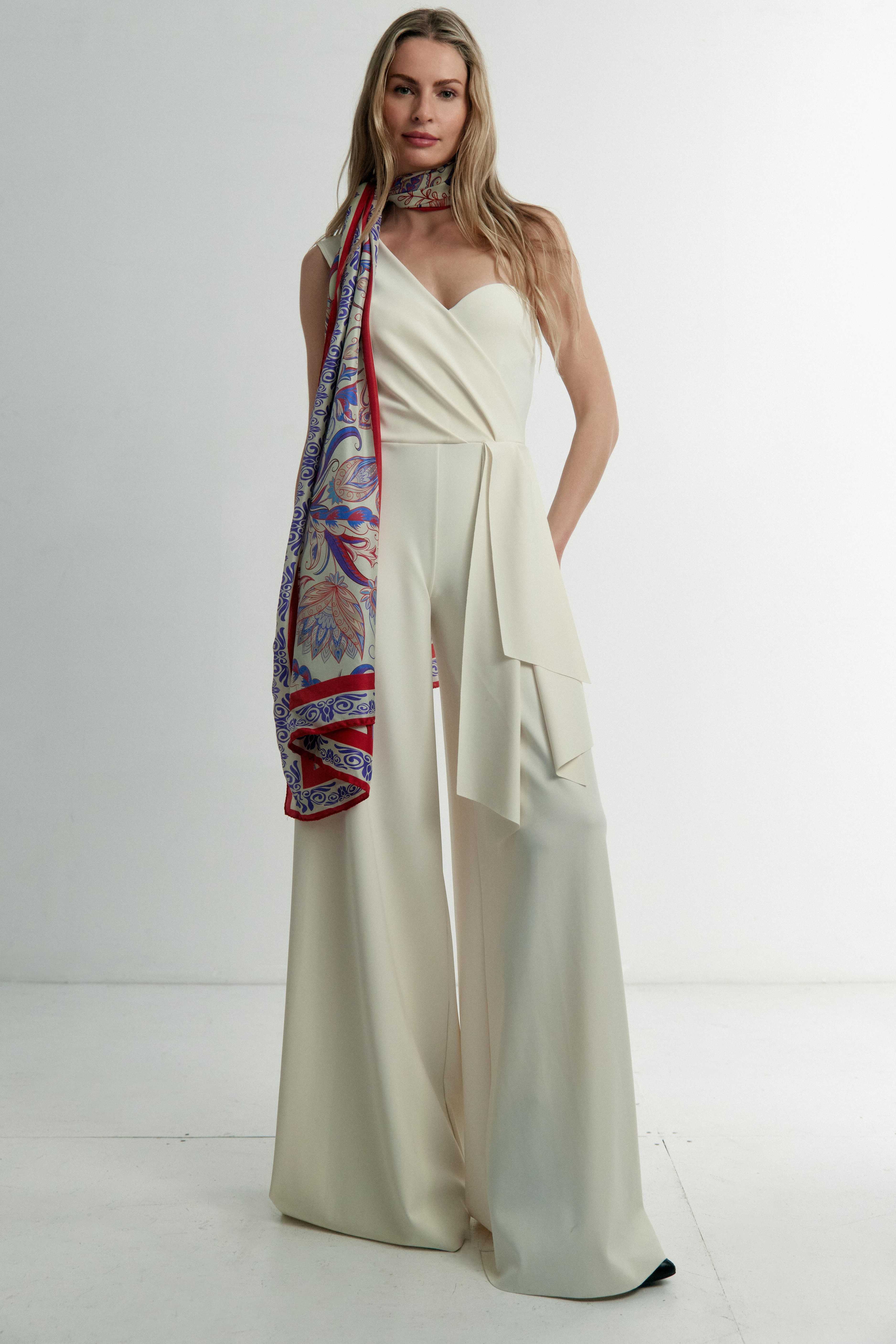 TAMARA - Wholesale Scarf - Women's - Rubino3