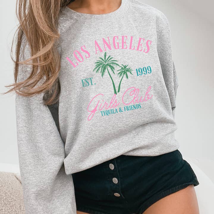 Los Angeles, LA, Social Club, Cocktail Club, Graphic Apparel for wholesale by Bash