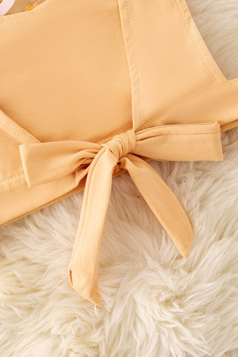 Kids Charm Online - Wholesale Dress - Kids - Multi printed pumpkin dress with vest. OFG51759 SOL1