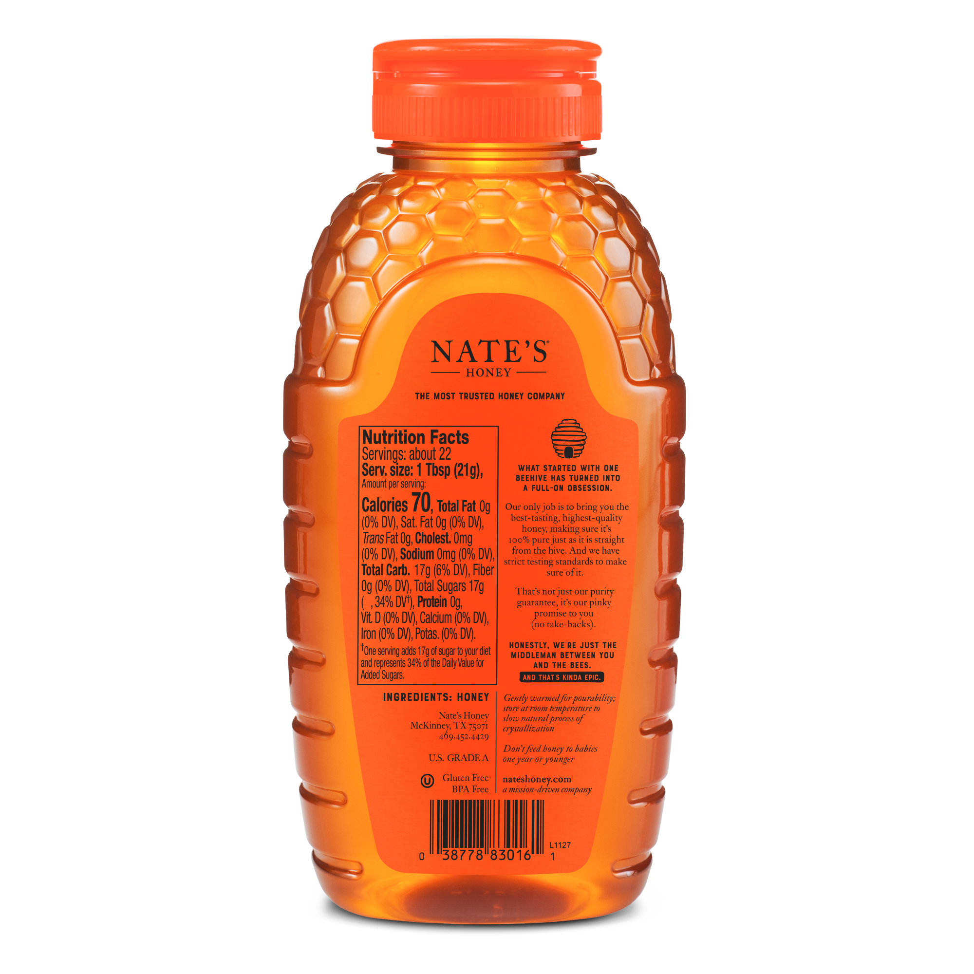 Nate's Honey - Wholesale Honey - Nature Nate's Raw And Unfiltered Honey1