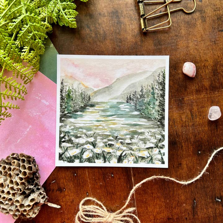 Impression artistique de Daisy Field pour la vente par The Unrefined Crafter