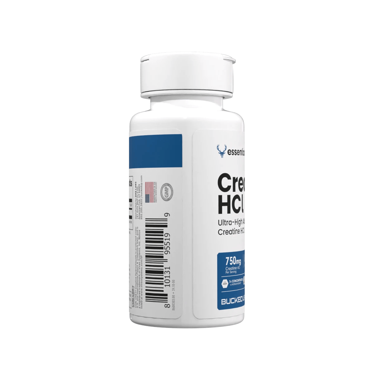 Bucked Up - Wholesale Oral Supplement/Vitamin - Creatine HCl - CON-CRĒT® Creatine HCl Capsules [60 serv]2