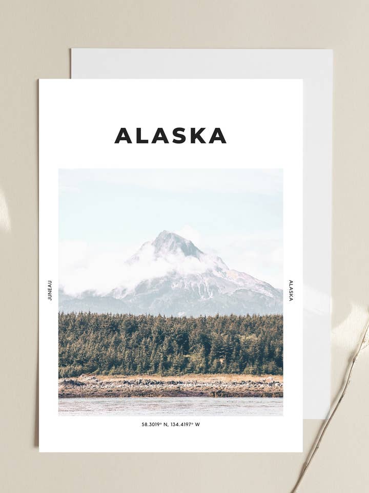Alaska „Magie der Berge“ -Druck 1 für den Großhandel von The Travel Edit