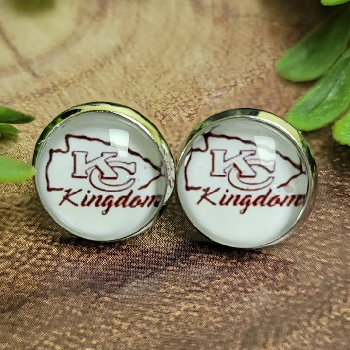 KC Kingdom Arrow Glass Stud Earrings for wholesale by Hylidae Boutique