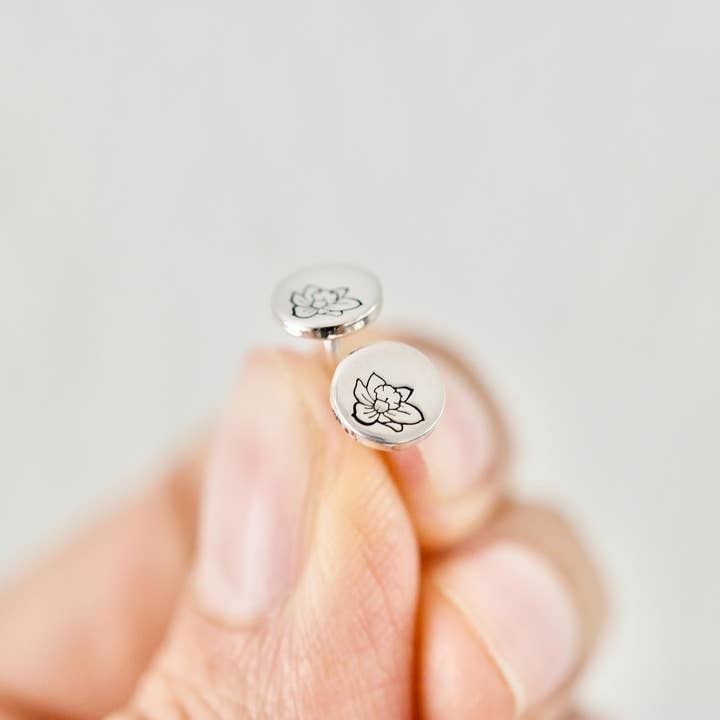 Daffodil Earrings - March Birth Month Flower for wholesale by Tesoro Jewelry