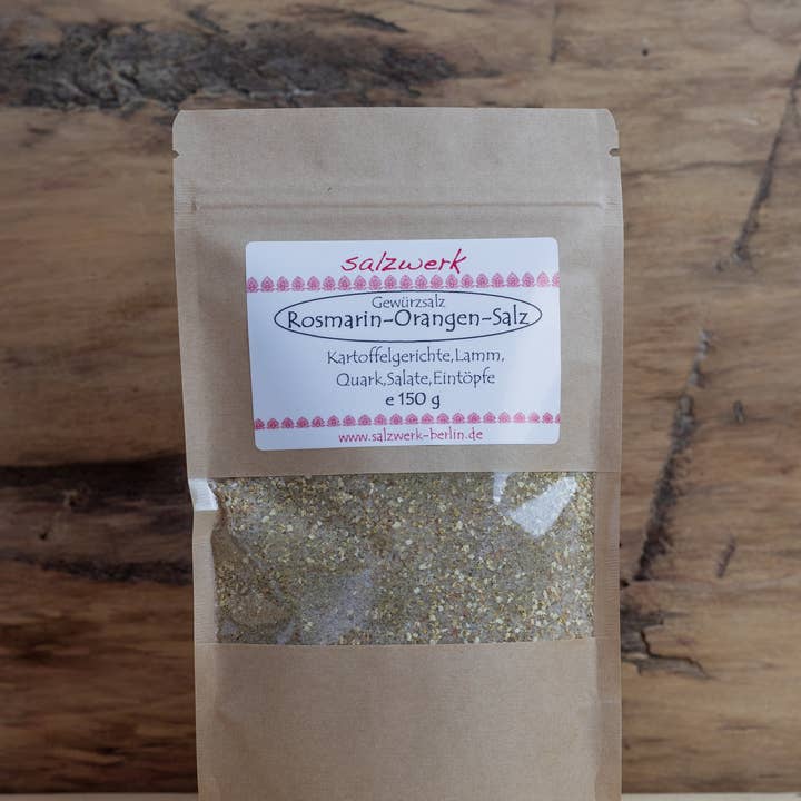 Salzwerk Berlin - Vendita all'ingrosso Sale - rosmarino, arancia, sale