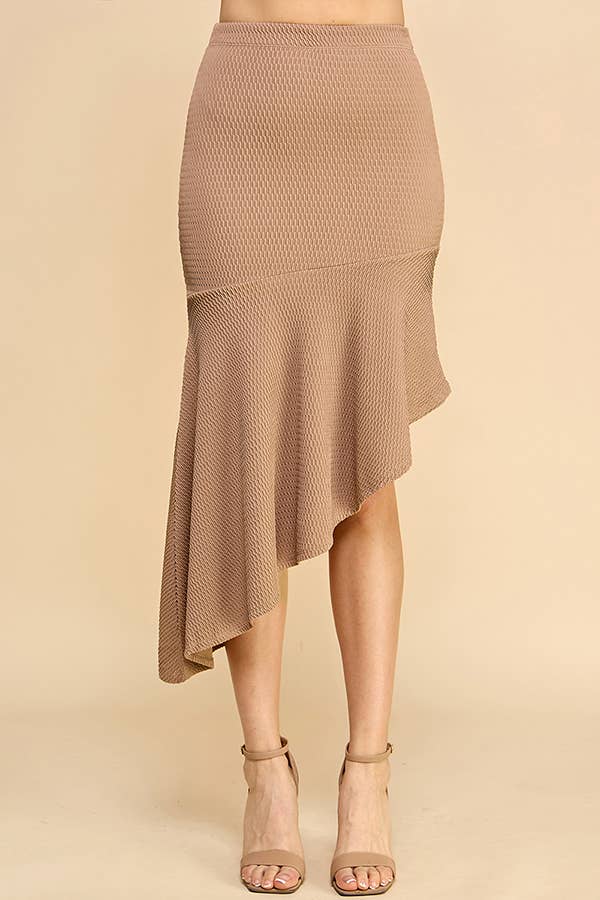 Heart & Hips - Vendita all'ingrosso Gonna - Donna - BJ51566 - GONNA ASIMMETRICA CON VOLANT14