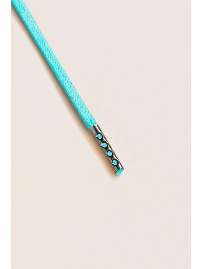 Senkels - Wholesale Shoelaces - Unisex - turquoise | round waxed laces3