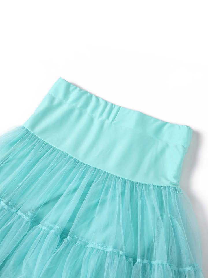 Dolly & Dotty - Wholesale Dress - Women's - Fluffy Petticoat in Turquoise