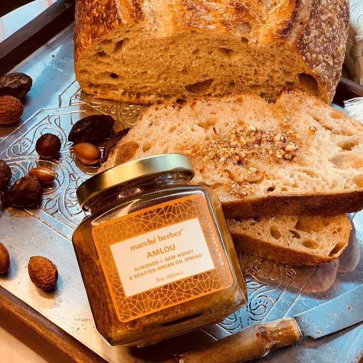 Amlou Recipe - Moroccan Almond, Honey, Organ Oil And Honey Dip