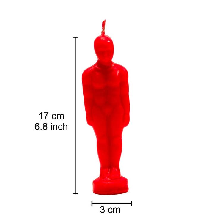 Man ritual candle Red for wholesale by Vrinda