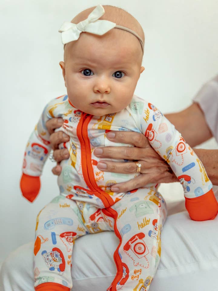 Ring Ring Zip Romper for wholesale by PB & Grape