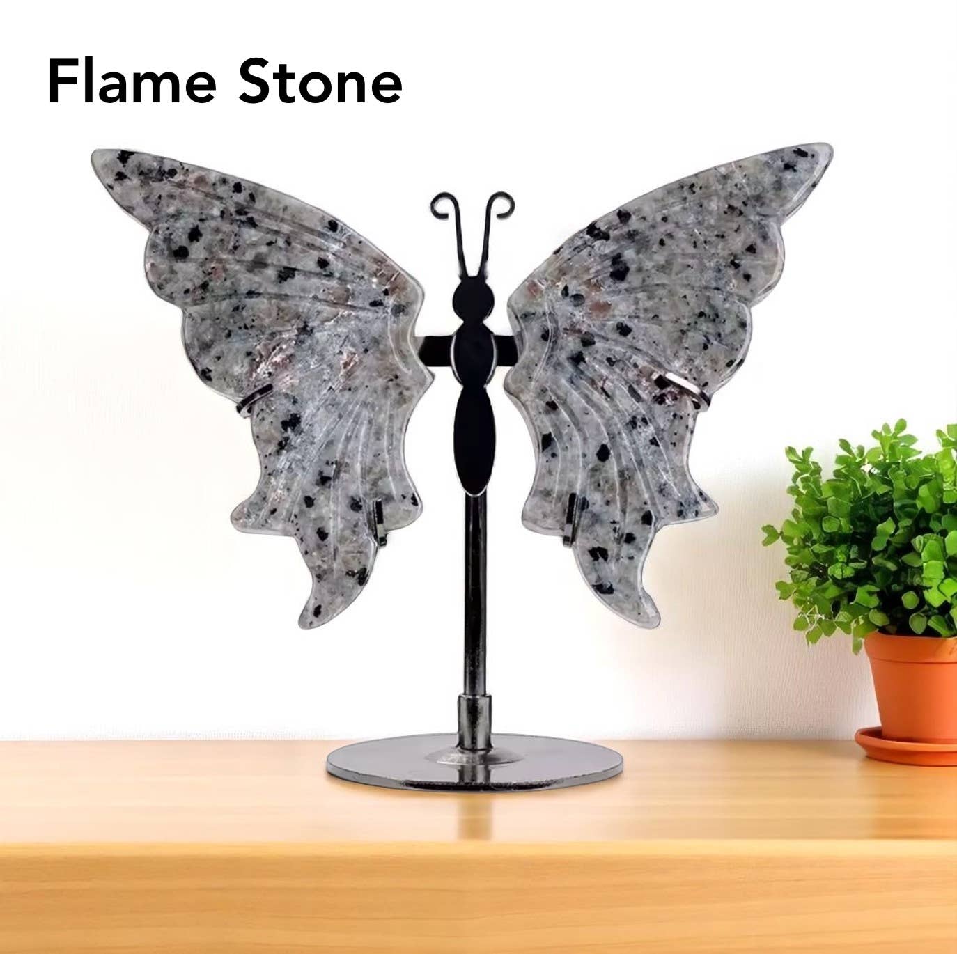 Crystolver (We Cover All Import Fees) – Großhandel Dekofigur – Elegante Schmetterlingsflügel aus Kristall mit Ständer8