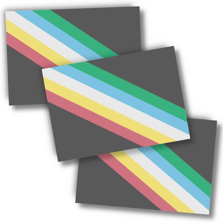 30 Sticker: Disability Pride Flag für den Großhandel von trans*fabel