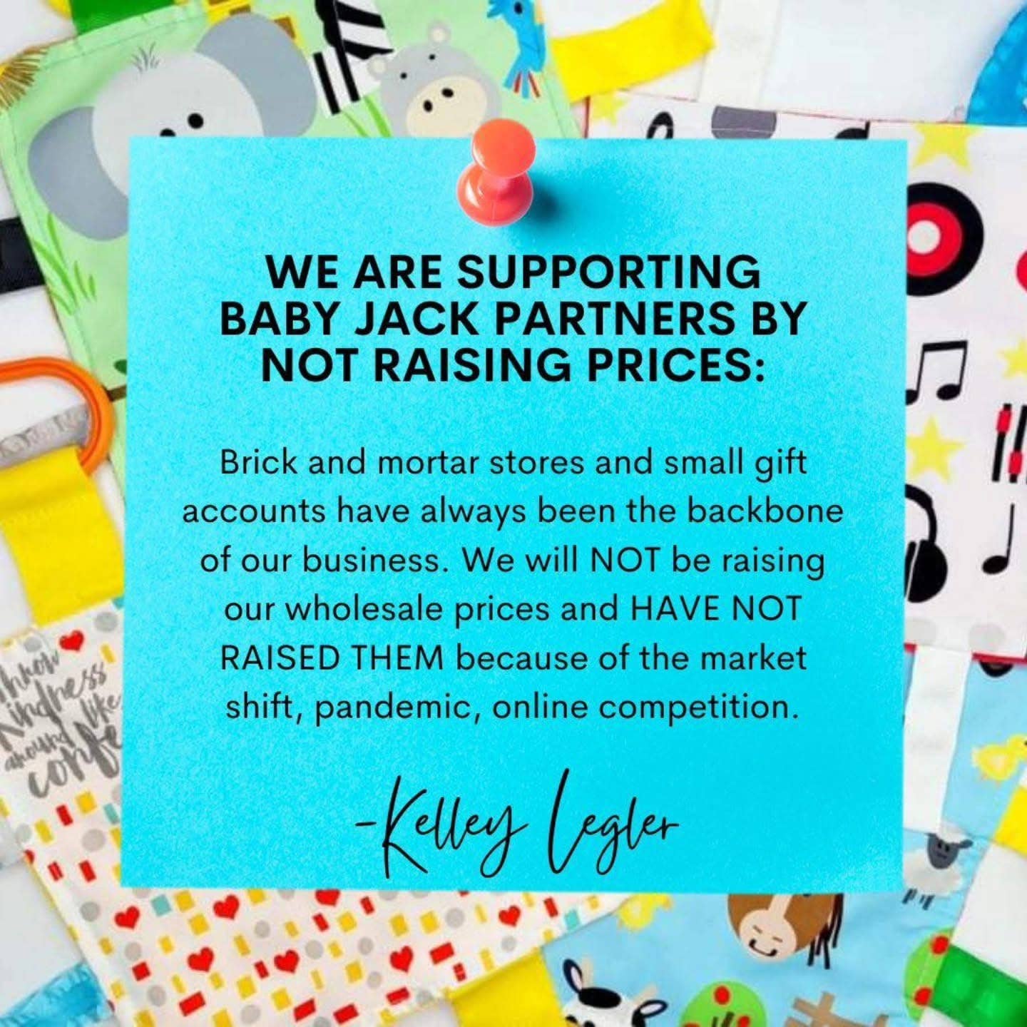 Baby Jack and Company - Wholesale Crinkle Tag Toy - Baby - New York City NYC Baby City Learning Crinkle Squares 8"x 8"3