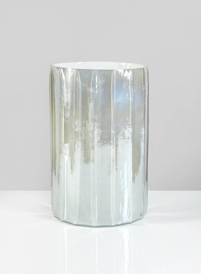 Jamali Garden - Wholesale Vase - 8in Norvege Pearl White Vase