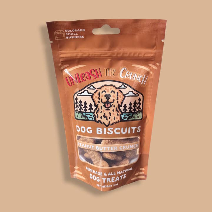 Peanut Butter Crunch Dog Treats for wholesale by Unleash The Crunch