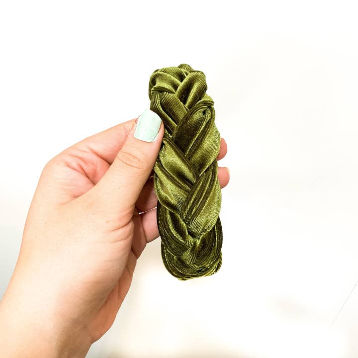 Iris Atelier - Wholesale Fashion Headband - Women's - Braided Velvet Headband - Smaller Version9