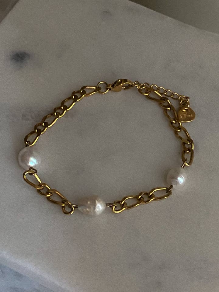 Marina Pearl Bracelet for wholesale by Sweet Grove Collective